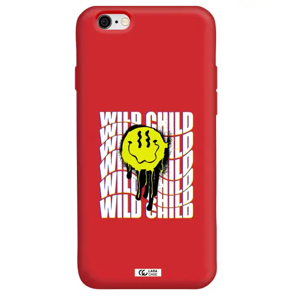 Wild Child Apple iPhone 6 Silicone Imperial Red Case