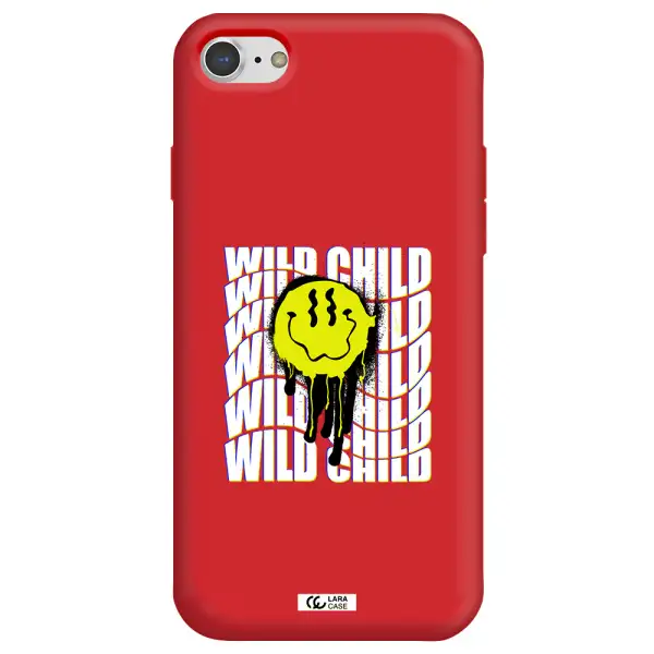 Wild Child Apple iPhone 7 Silicone Imperial Red Case