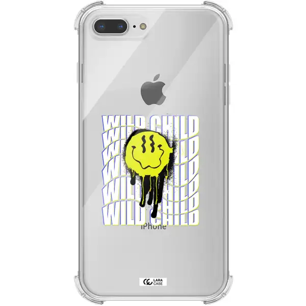 Wild Child Apple iPhone 8 plus Clear PC Case