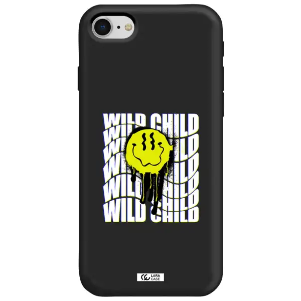 Wild Child Apple iPhone se 2020 Silicone black Case