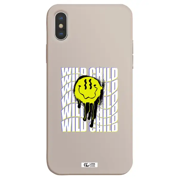 Wild Child Apple iPhone XS Silicone Stone Case