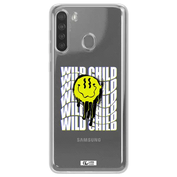 Wild Child Samsung A21 Clear TPU Case