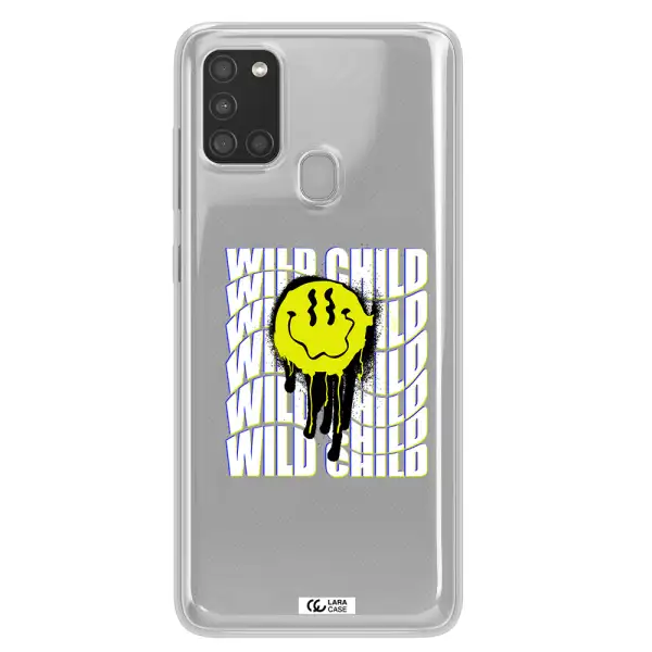 Wild Child Samsung A21S Clear TPU Case
