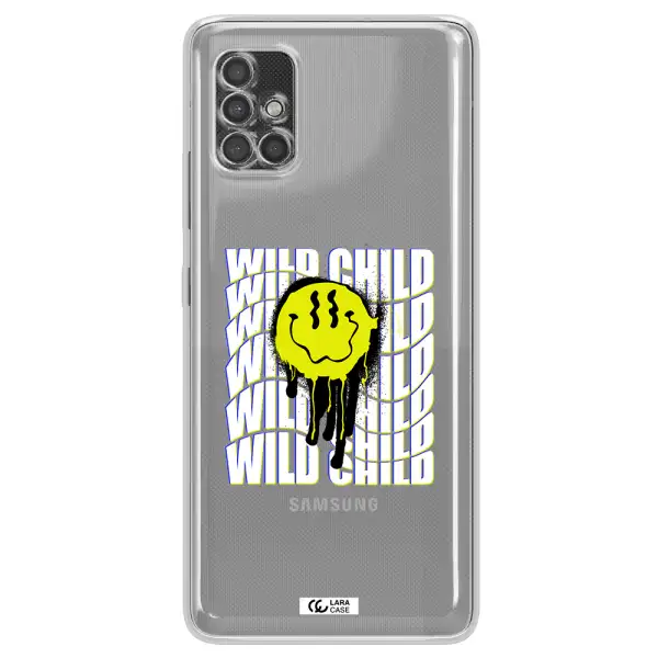 Wild Child Samsung A40S Clear Tpu Case