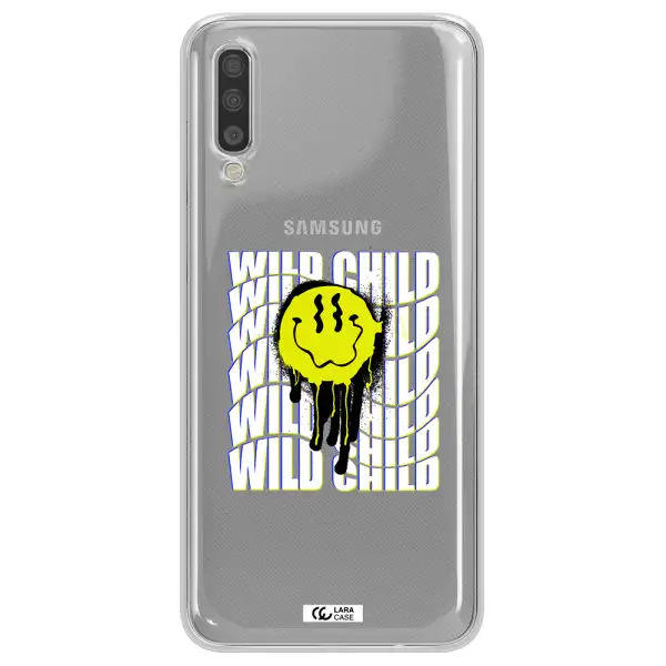 Wild Child Samsung A70S Clear Tpu Case