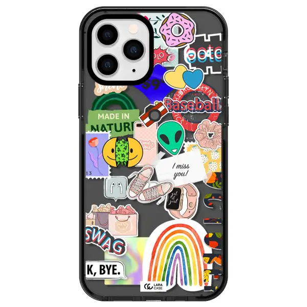 I Miss You Apple iPhone 11 pro max impact Smoke Black Case