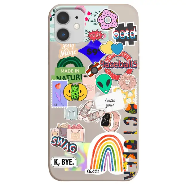 I Miss You Apple iPhone 11 Silicone Stone Case