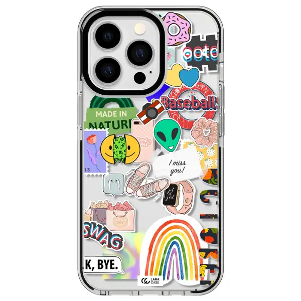 I Miss You Apple iPhone 13 Pro impact black border Case