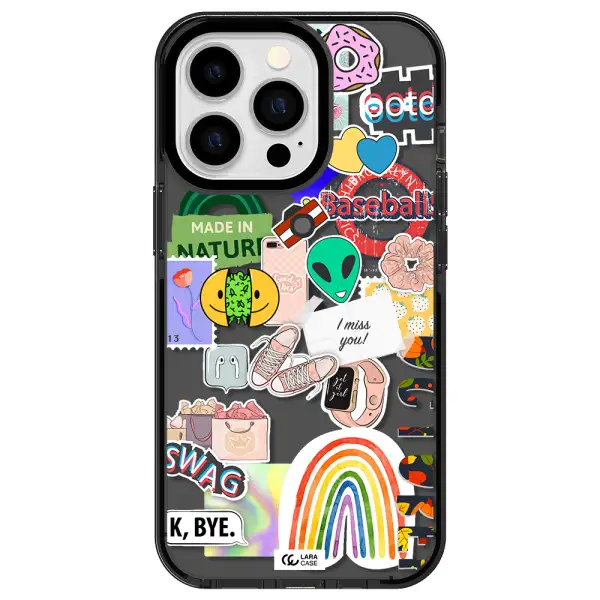 I Miss You Apple iPhone 13 Pro impact Smoke Black Case