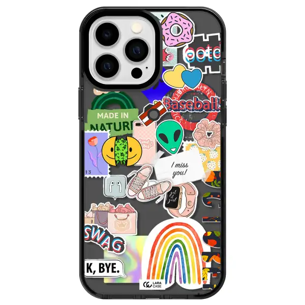 I Miss You Apple iPhone 13 Pro Max impact Smoke Black Case