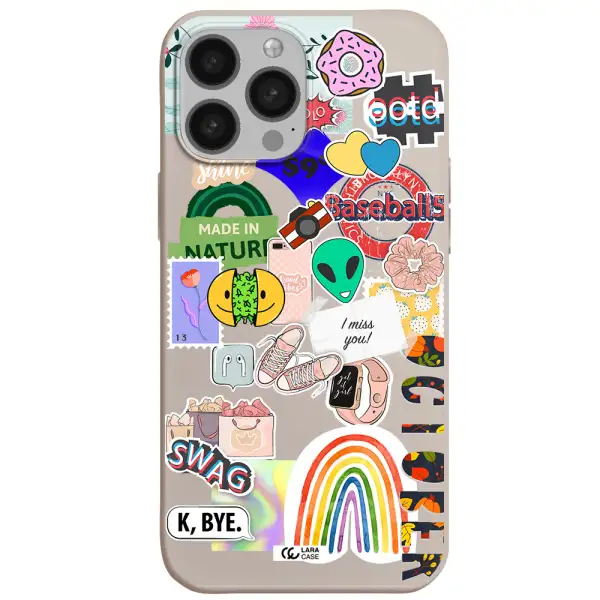 I Miss You Apple iPhone 13 Pro Max Silicone Stone Case