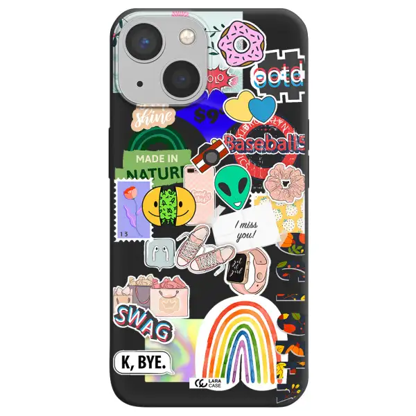 I Miss You Apple iPhone 13 Silicone black Case