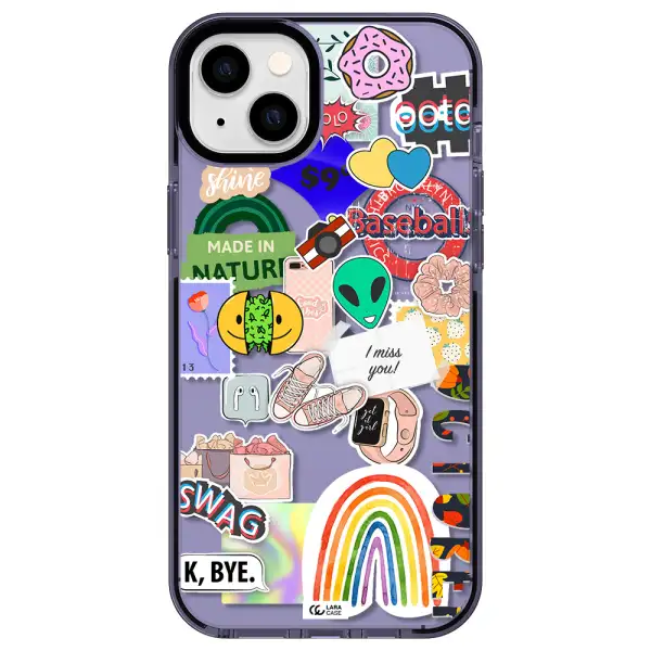 I Miss You Apple iPhone 14 plus impact Lilac Case