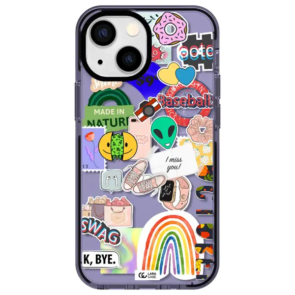 I Miss You Apple iPhone 15 Plus impact Lilac Case