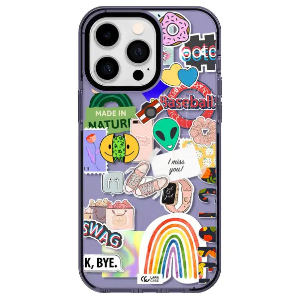 I Miss You Apple iPhone 15 Pro impact Lilac Case