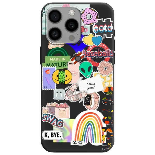 I Miss You Apple Iphone 15 Pro max Silicone black Case