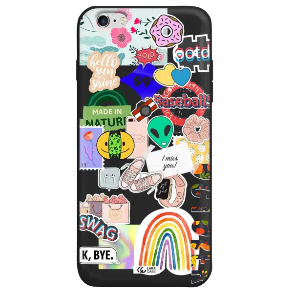 I Miss You Apple iPhone 6 plus Silicone black Case