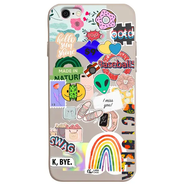 I Miss You Apple iPhone 6 Silicone Stone Case