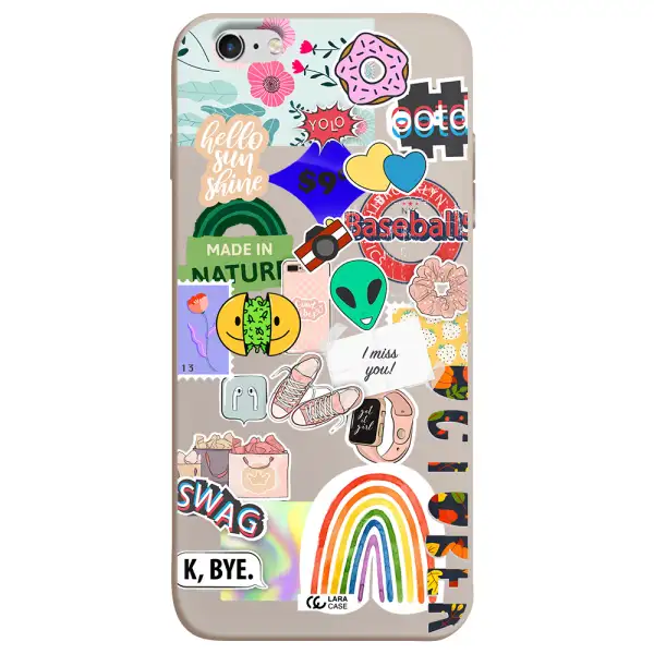 I Miss You Apple iPhone 6S Silicone Stone Case