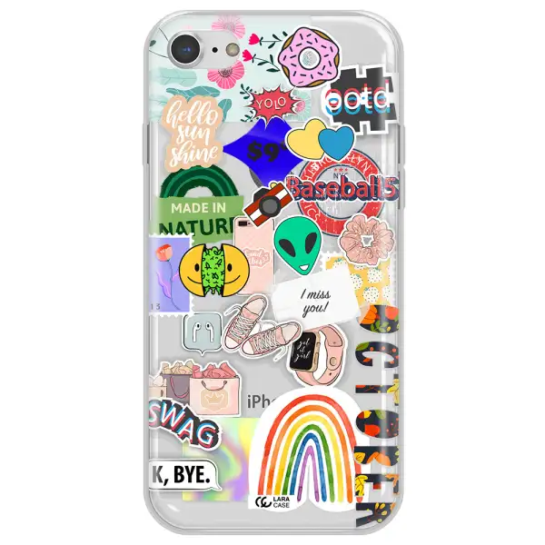 I Miss You Apple iPhone 7 Clear TPU Case