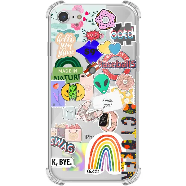 I Miss You Apple iPhone 8 Clear PC Case