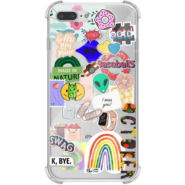 I Miss You Apple iPhone 8 plus Clear PC Case