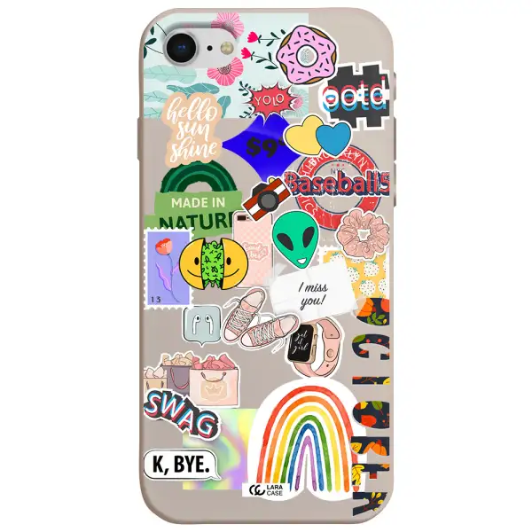 I Miss You Apple iPhone se 2020 Silicone Stone Case