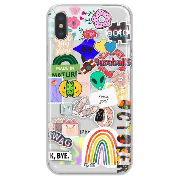 I Miss You Apple iPhone XS max Clear TPU Case