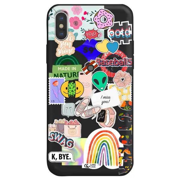 I Miss You Apple iPhone XS Silicone black Case