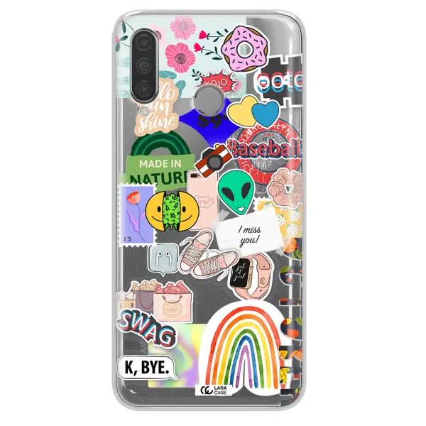 I Miss You Huawei P30 Lite Clear TPU Case