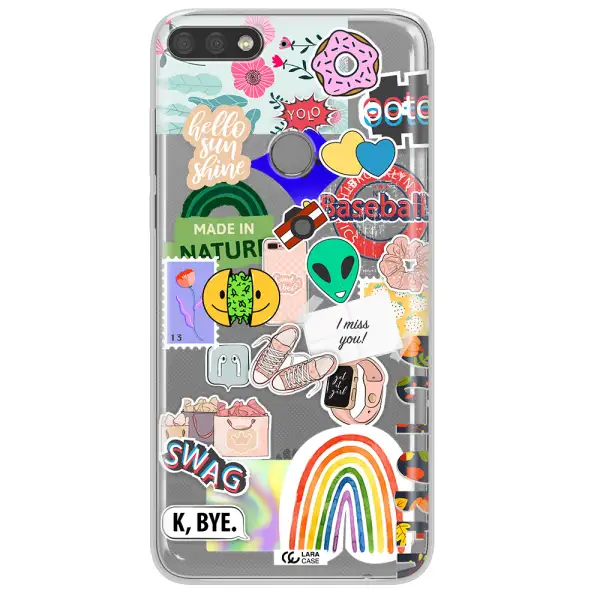 I Miss You Huawei Y7 Prime 2018 Clear TPU Case