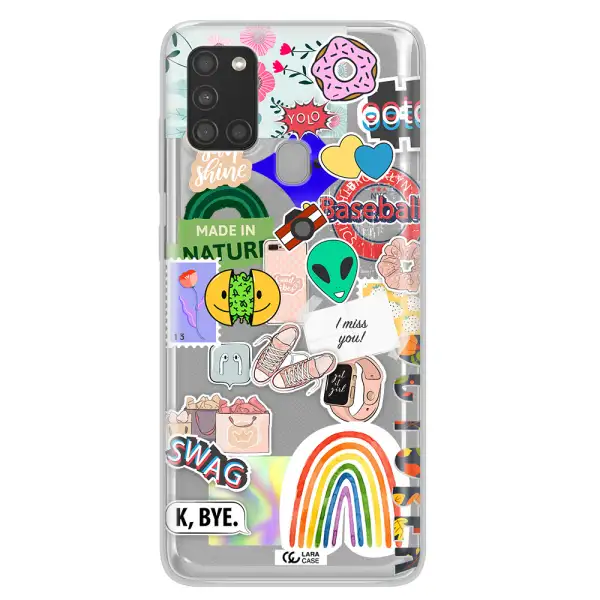 I Miss You Samsung A21S Clear TPU Case