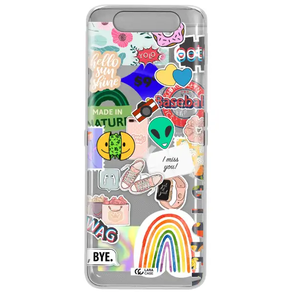 I Miss You Samsung A80 Clear TPU Case