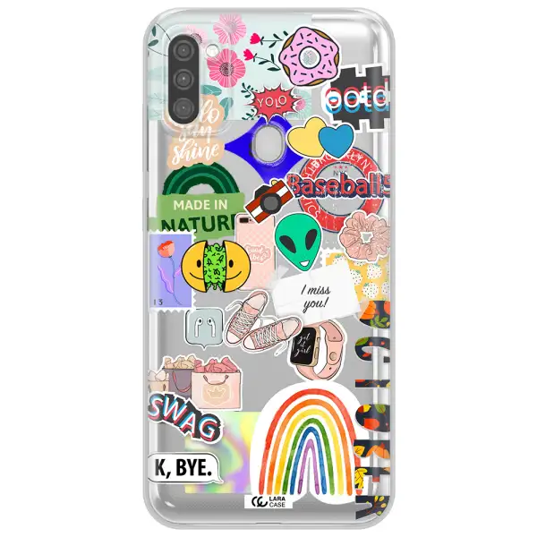 I Miss You Samsung M11 Clear TPU Case