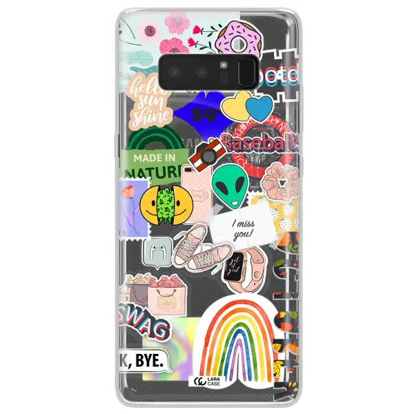 I Miss You Samsung Note 8 Clear TPU Case