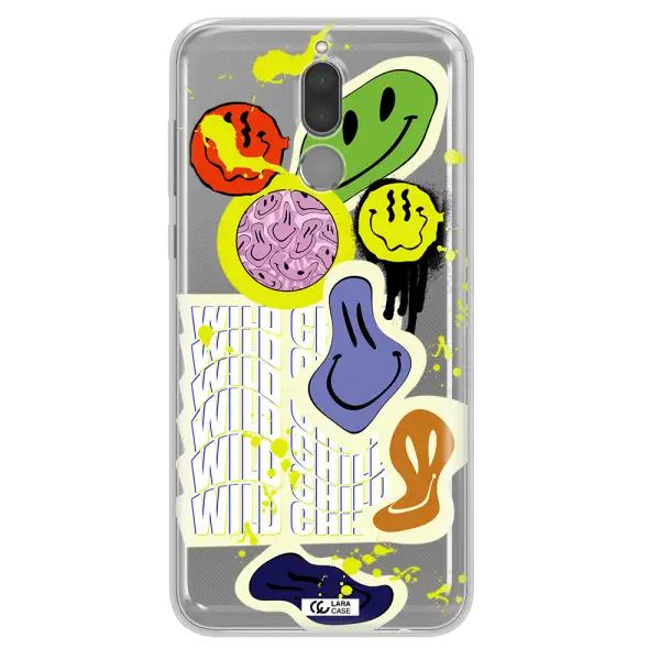 Colorful Emojis Huawei Mate 10 Lite Clear TPU Case