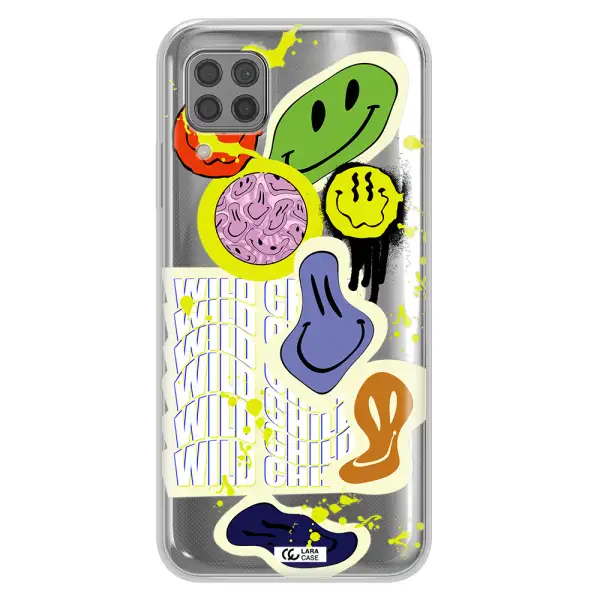 Colorful Emojis Huawei P40 Lite Clear TPU Case