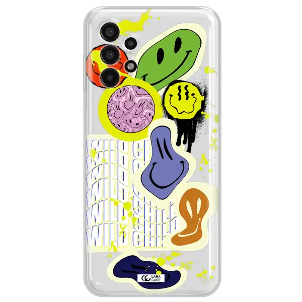 Colorful Emojis Samsung A13 4g Clear TPU Case