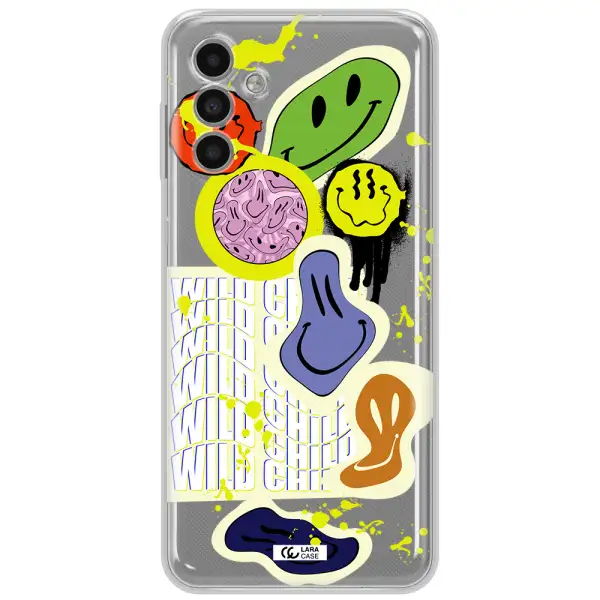 Colorful Emojis Samsung A13 5G Clear Tpu Case