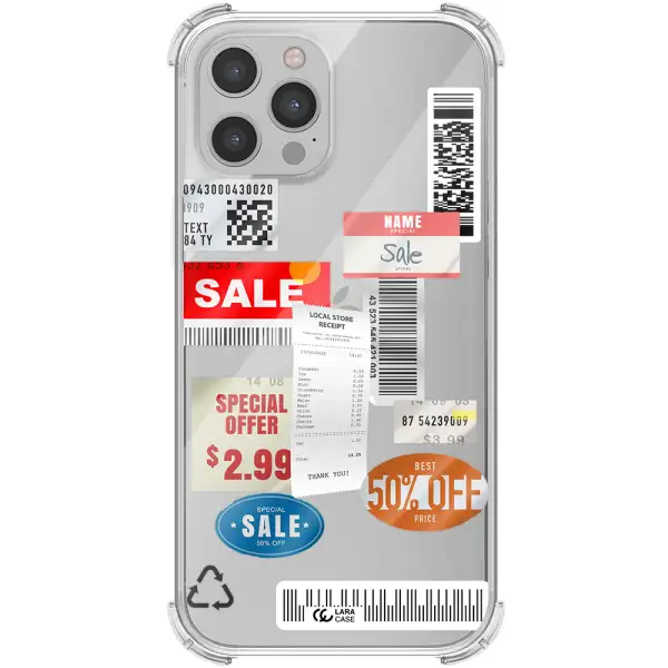 Sale Stickers Apple iPhone 12 pro Clear PC Case