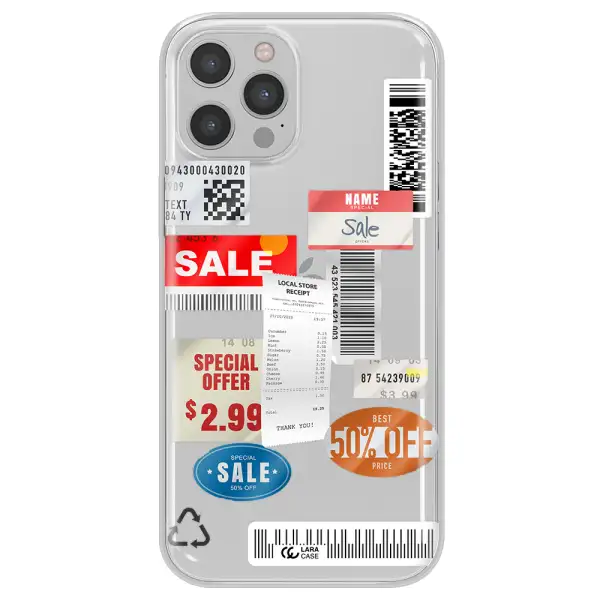 Sale Stickers Apple iPhone 12 pro Clear TPU Case