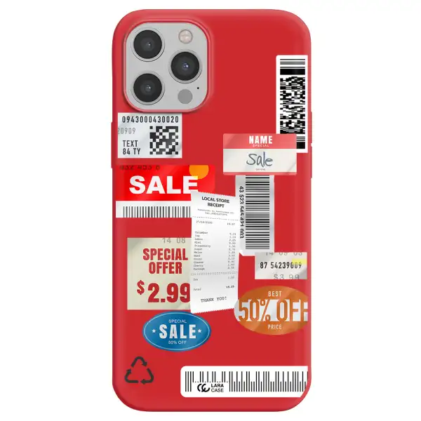 Sale Stickers Apple iPhone 12 pro max Silicone Imperial Red Case