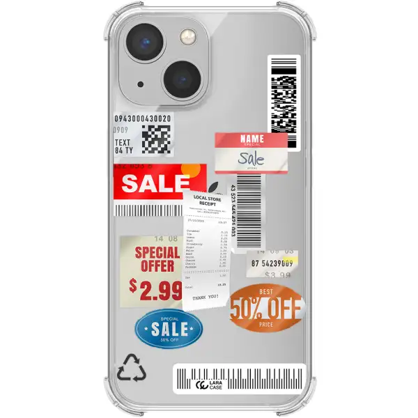 Sale Stickers Apple iPhone 13 Clear PC Case