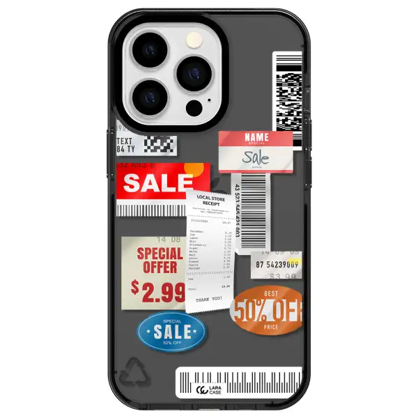 Sale Stickers Apple iPhone 13 Pro impact Smoke Black Case