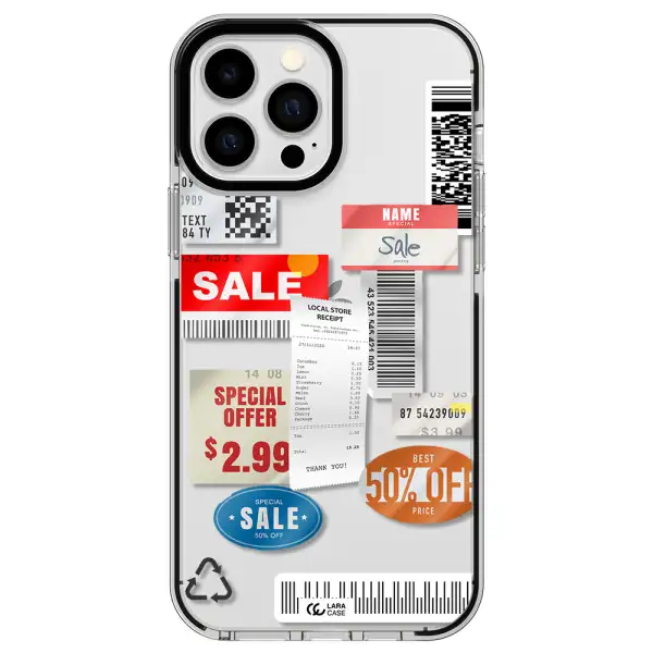 Sale Stickers Apple iPhone 13 Pro Max impact black border Case