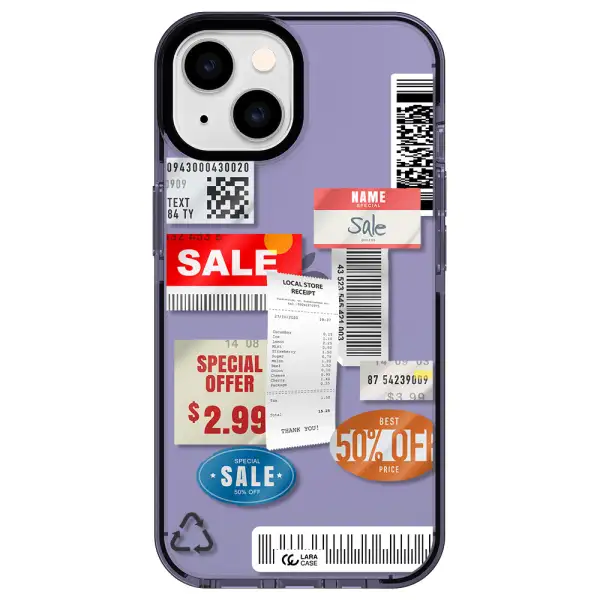 Sale Stickers Apple iPhone 14 impact Lilac Case