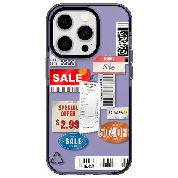 Sale Stickers Apple iPhone 14 pro impact Lilac Case