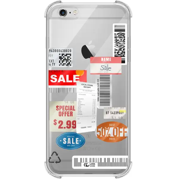 Sale Stickers Apple iPhone 6 plus Clear PC Case
