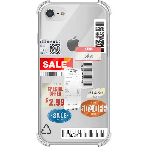 Sale Stickers Apple iPhone 8 Clear PC Case