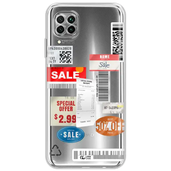 Sale Stickers Huawei Nova 7I Clear Tpu Case
